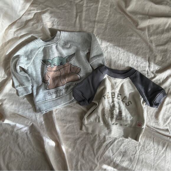 SALE💝 Baby Boy Grogu | Starwars x Baby Disney Shirt Bundle - Picture 1 of 4